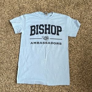 light blue Bishop T shirt